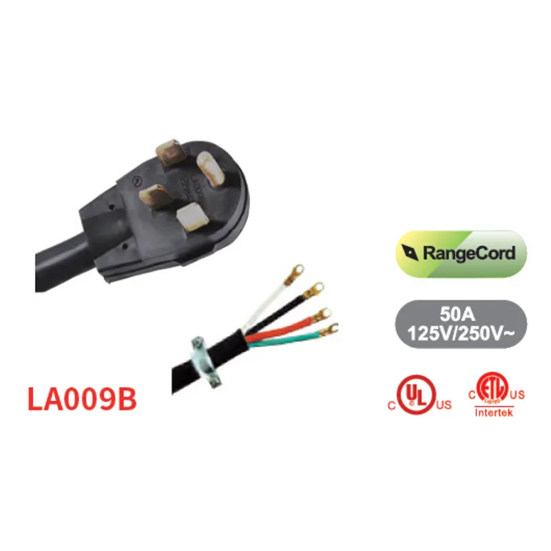 UL Standard Dryer and Range Power Cords